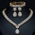 Extravagant Full Cubic Zirconia Necklace, Bracelet, and Earrings Jewelry Set