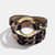Stylish And Trendy Vintage Leather Leopard Bangle Bracelets