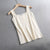 Flattering Basic Knitted Sleeveless Summer U-Neck Tank Tops