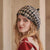 Chic and Preppy Houndstooth Pattern Winter Beret Hats