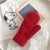 Winter Warm Solid-Colored Full Finger Knitted Gloves