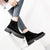 Soft Suede Vegan Leather Lace-Up Winter Ankle Boots