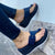 Summer Casual Slip-on Flip Flops Wedge Sandals