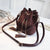 Small And Soft Cross Body Bucket Handbags With Tassel