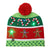 Light Up Christmas Pattern Knitted Beanie Hats