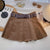 Preppy Mini Pleated Skirts with Belt