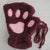 Cute and Fluffy Cat Paw Pattern Fingerless Wrist Gloves